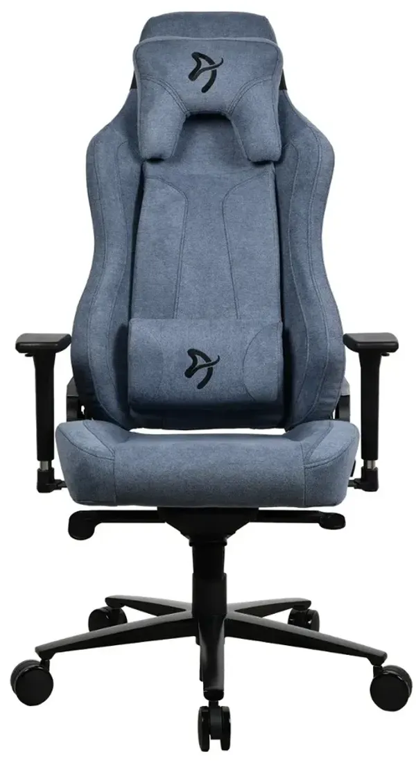 Vernazza Blue Soft Fabric Gaming Chair