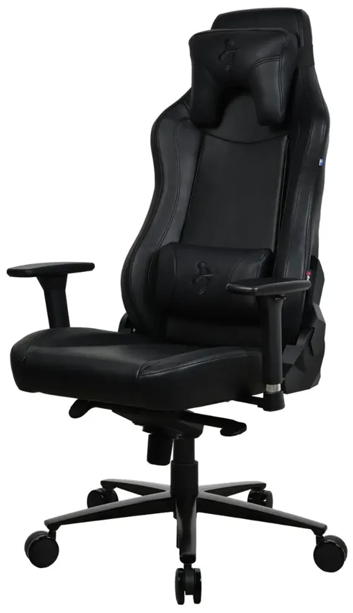 Vernazza Pure Black Soft PU Gaming Chair