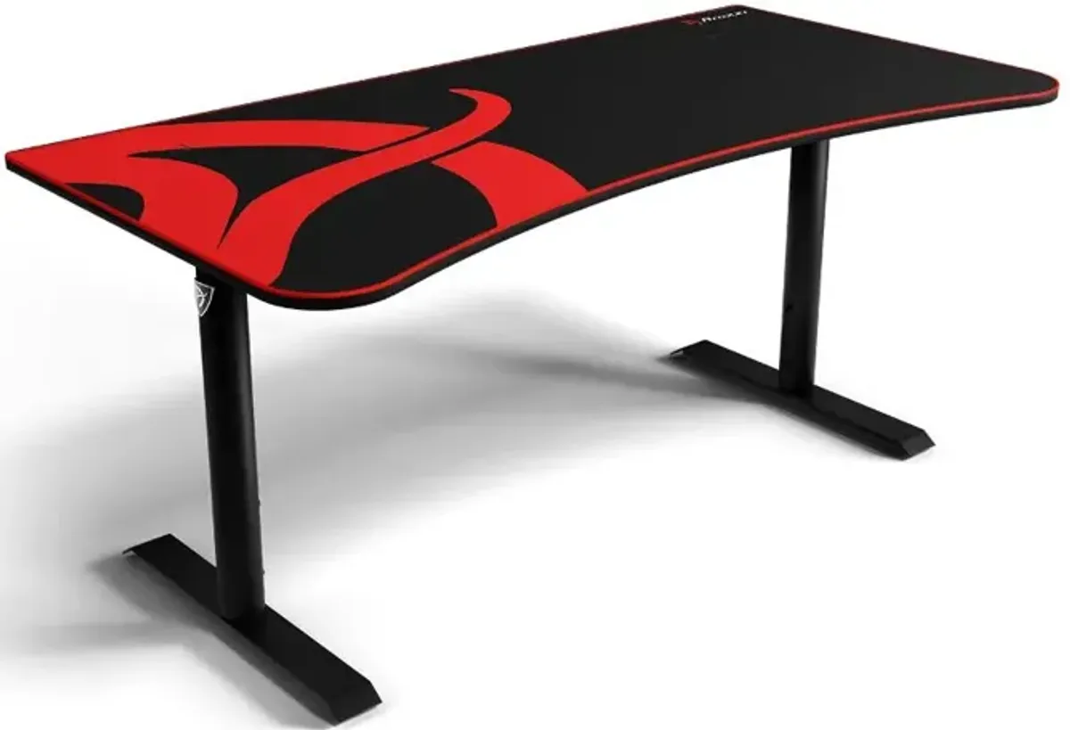 Arena Black and Red Gaming Desk
