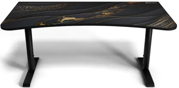 Arena Black and Gold Special Edition Gaming Desk