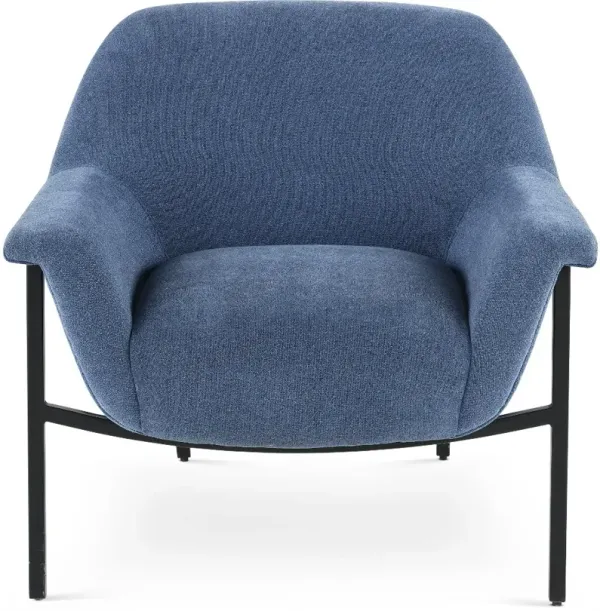 Sabrina Navy Blue Accent Chair