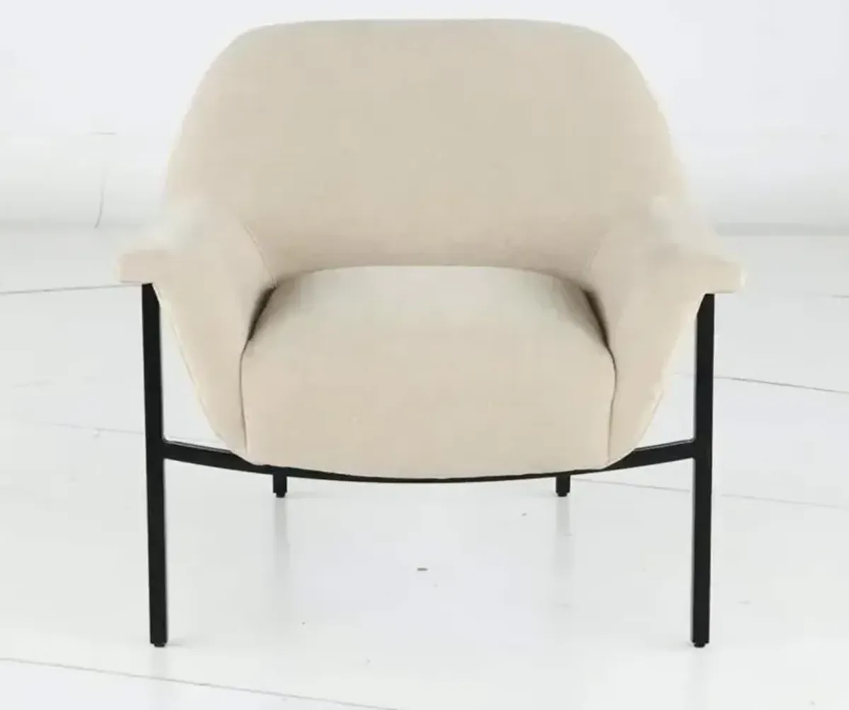 Sabrina Beige Accent Chair