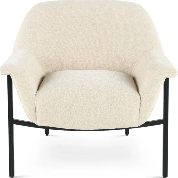Sabrina Beige Accent Chair