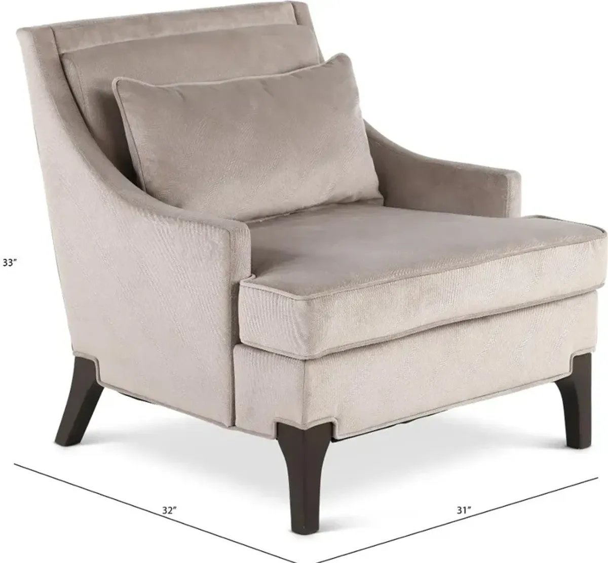 Anna Gray Accent Chair
