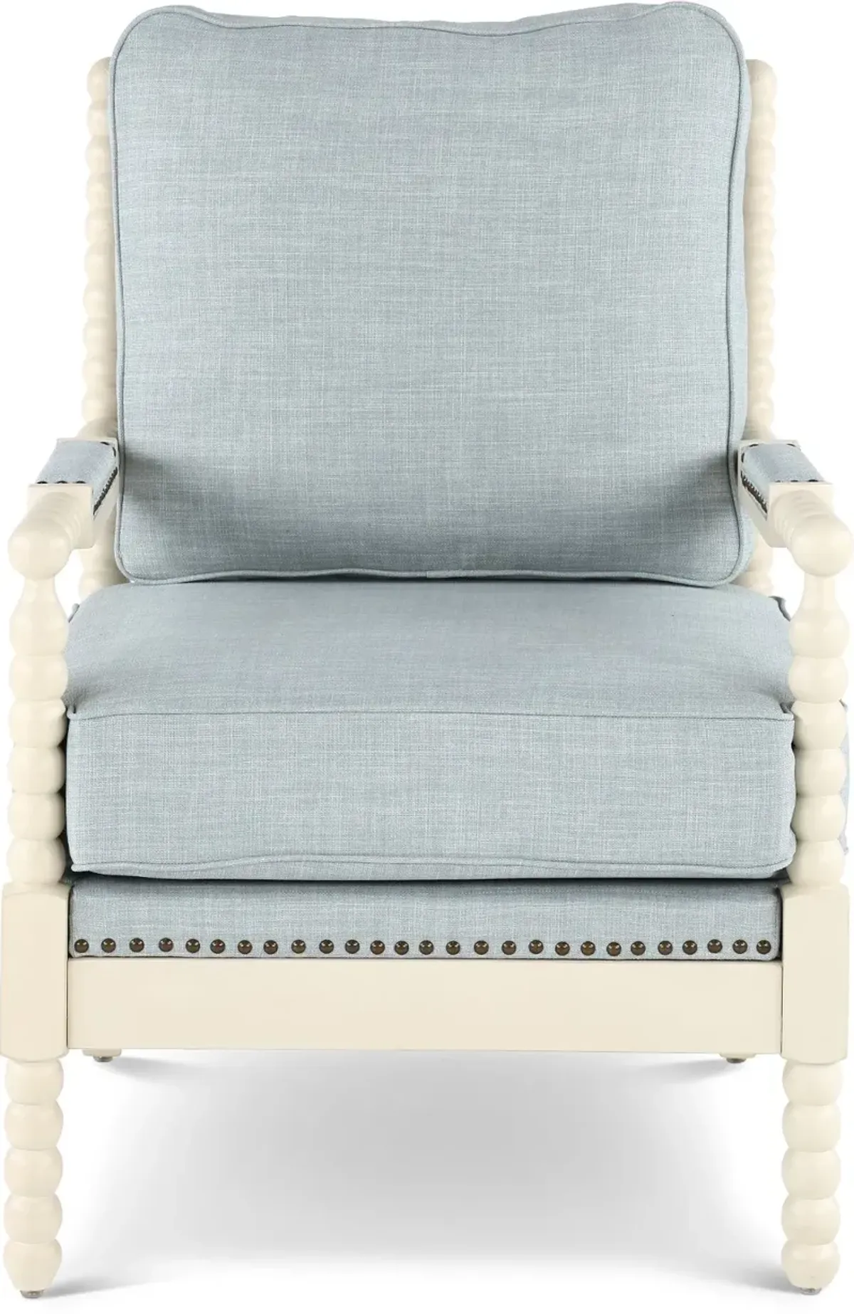 Donahue Light Blue Accent Chair