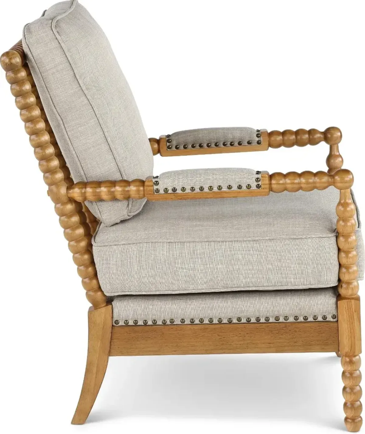 Donahue Light Gray Accent Chair