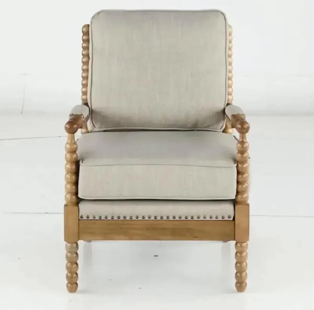 Donahue Light Gray Accent Chair