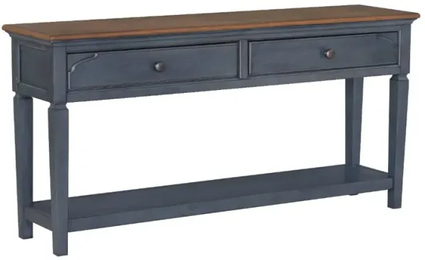 Americanas Blue Sofa Table