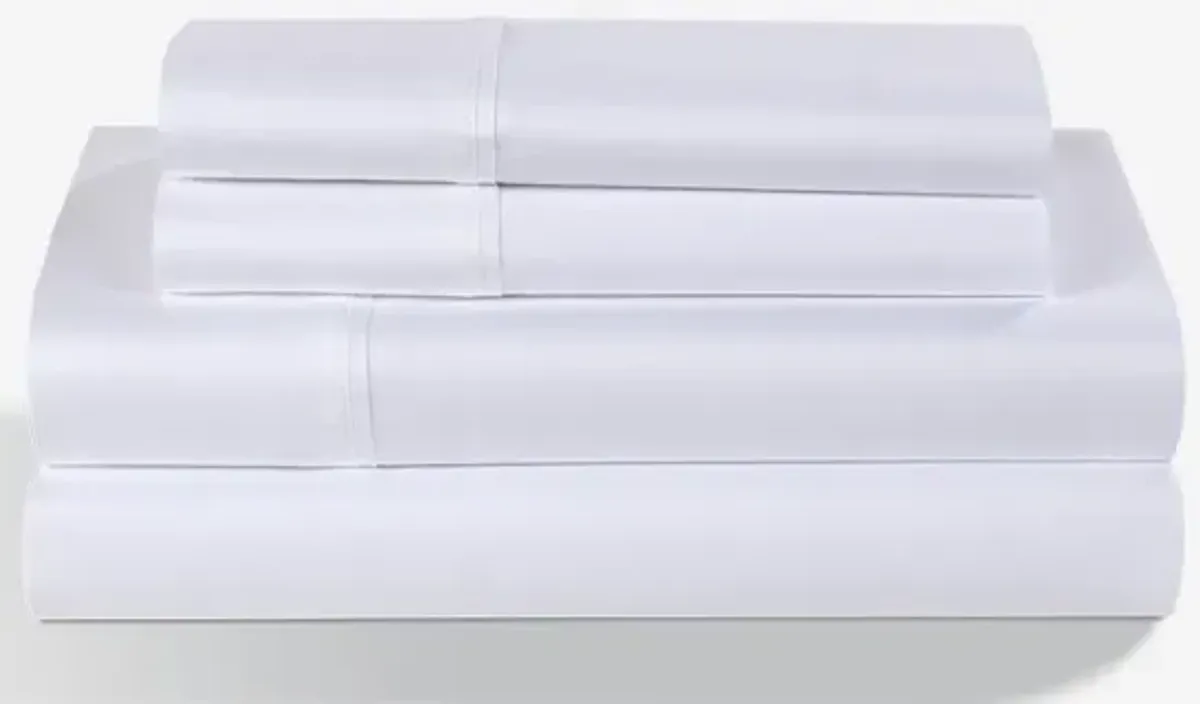 BedGear White Hyper Cotton Split-Head Queen Sheet Set