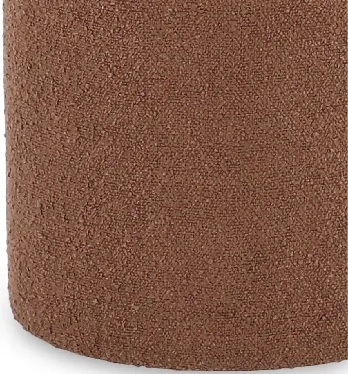 Gregg Brown Boucle Round Ottoman
