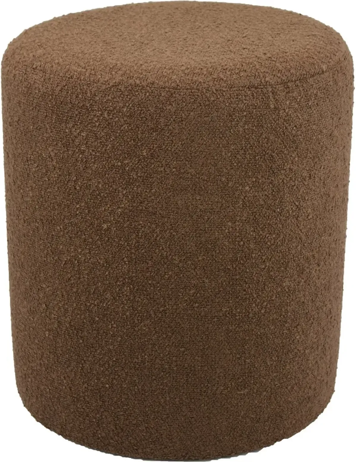 Gregg Brown Boucle Round Ottoman