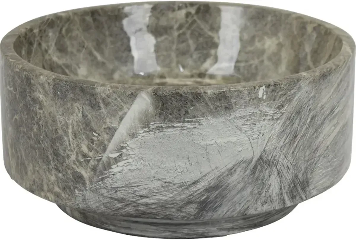 Gray Tabletop Bowl