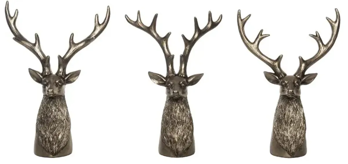 Assorted Reindeer Bust 3