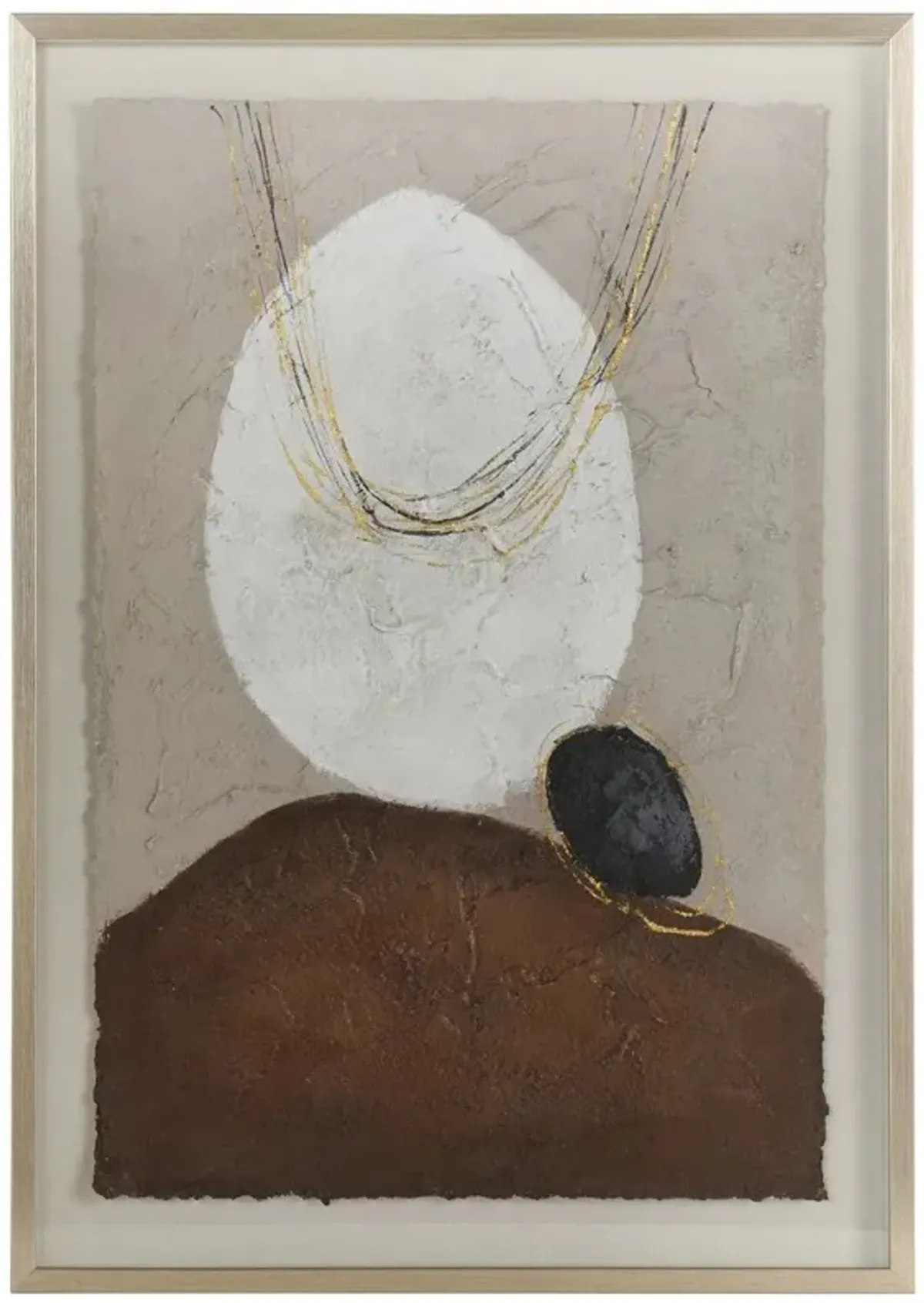 Natural Hand Painted Shadow Box