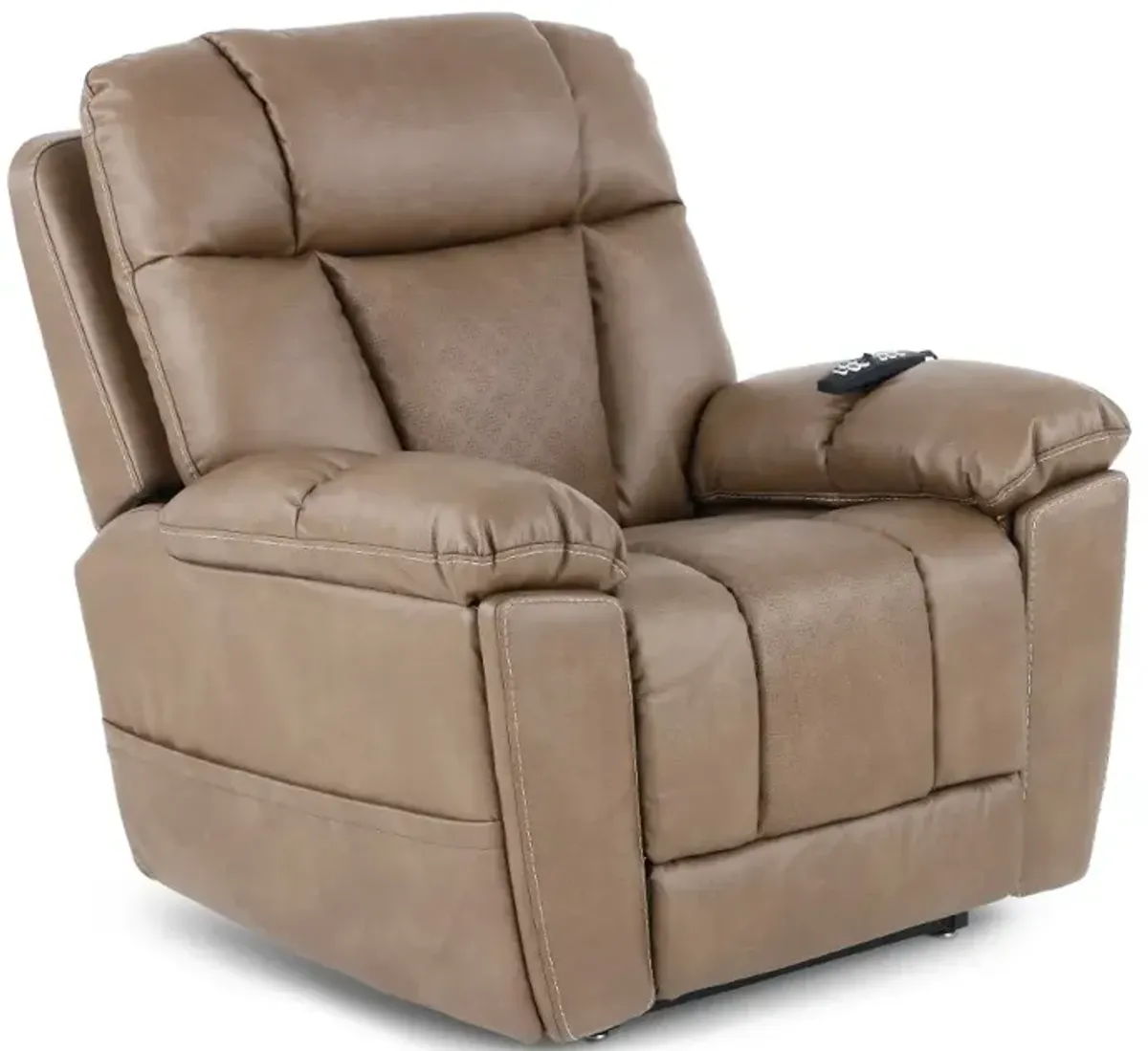 Infi-Elite Beige Lift Recliner with Heat and Massage