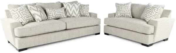 Cascade Oatmeal 2 Piece Living Room Set