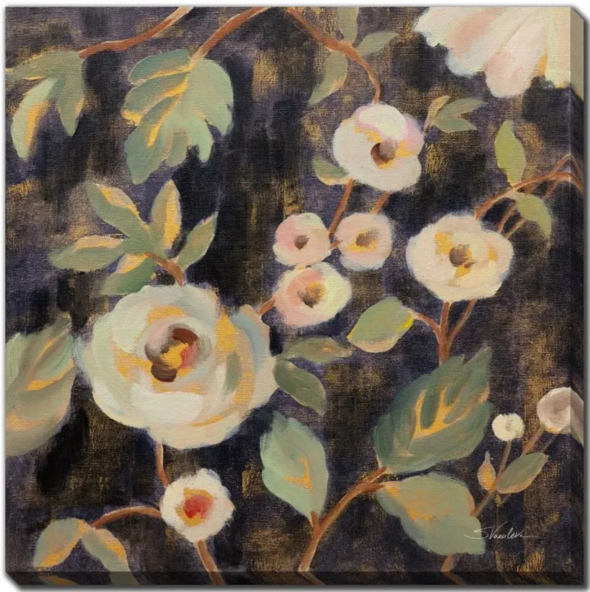 Subtle Blooms II Canvas Art