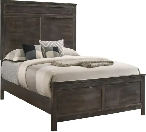 Andover Dark Brown Twin Bed