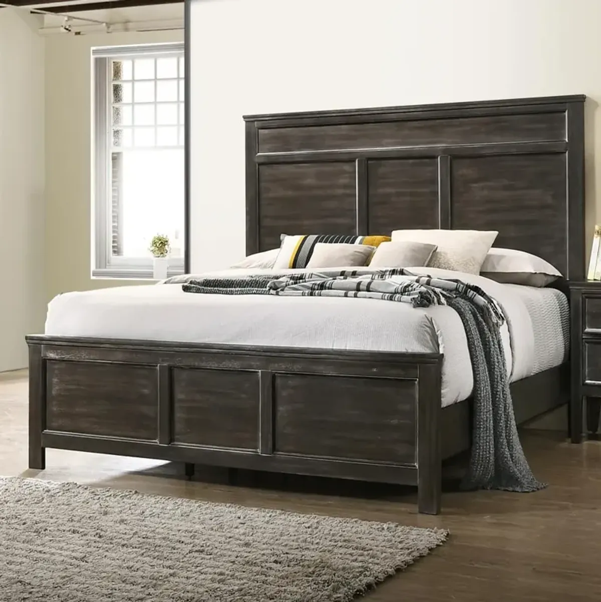 Andover Dark Brown Full Bed
