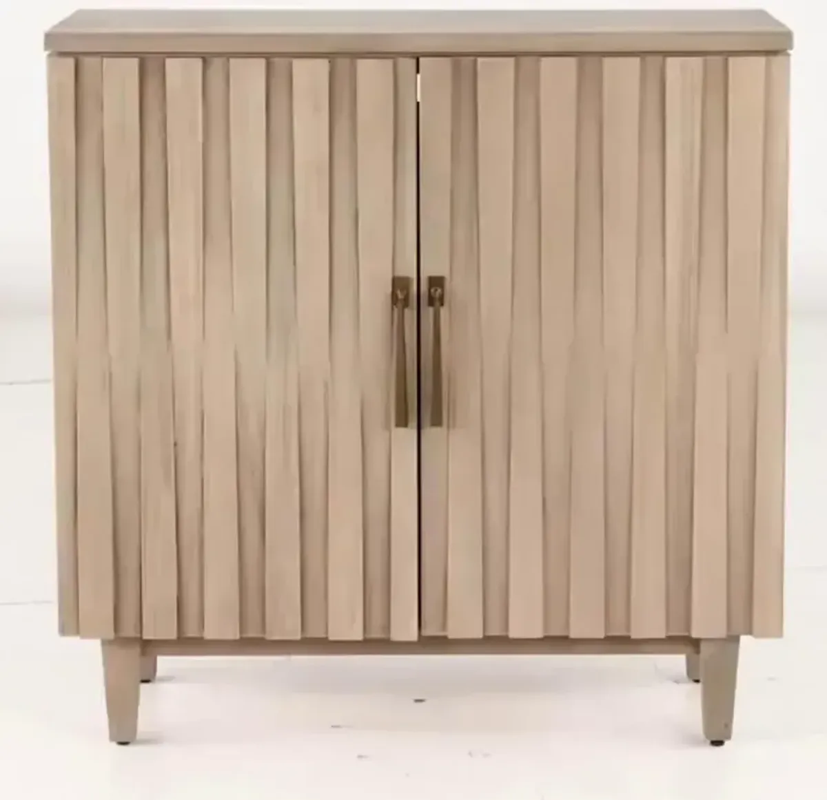 Butler Two-Door Beige Cabinet