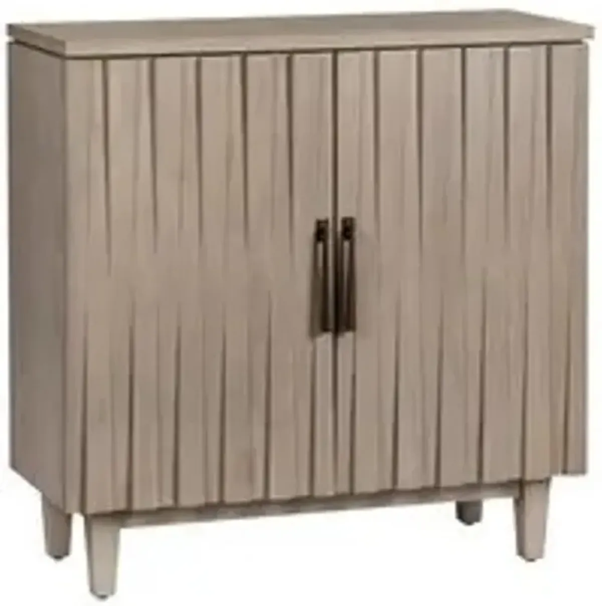 Butler Two-Door Beige Cabinet