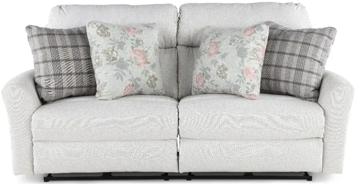 Chappy Pebble Gray Power Reclining Sofa