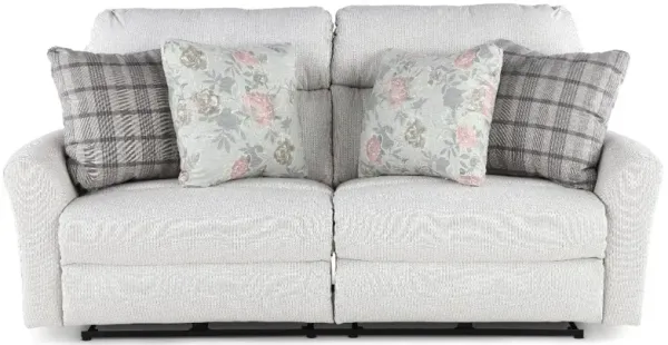 Chappy Pebble Gray Power Reclining Sofa