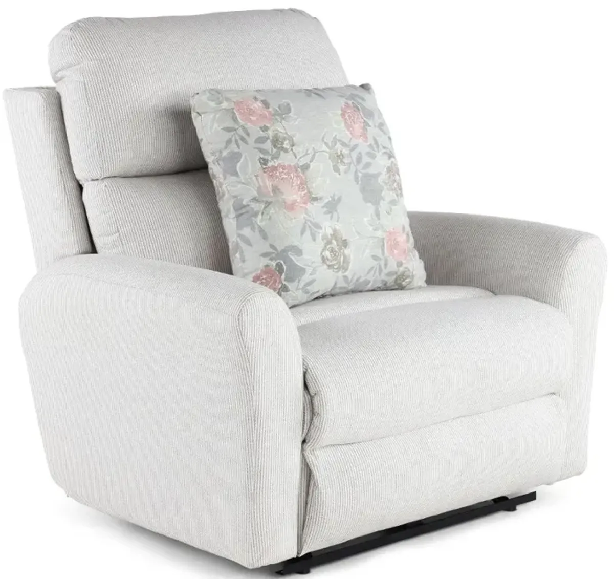 Chappy Pebble Gray Power Recliner