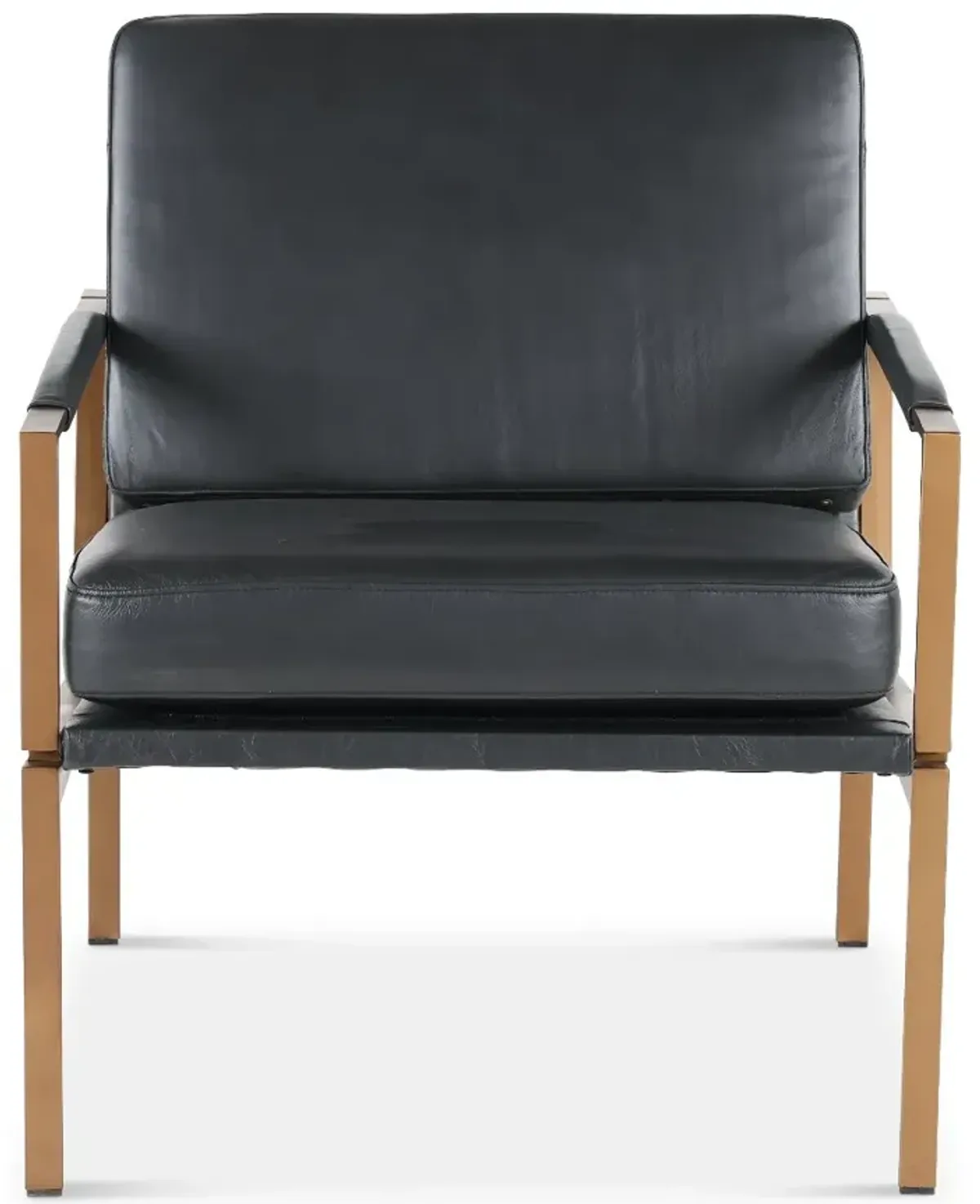 Puckman Black Accent Chair