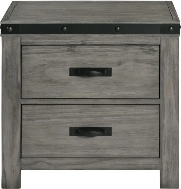 Wade Gray Nightstand