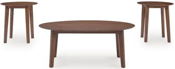 Gordonay Brown Tables, Set of 3