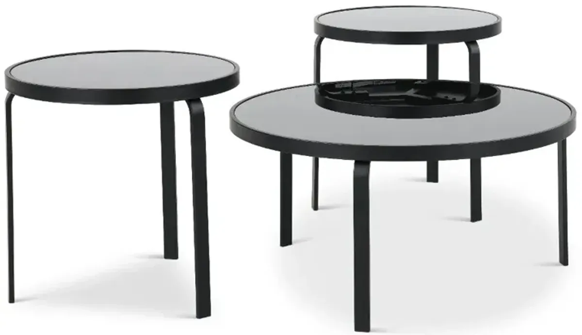Dorylin Brown Table Set, Set of 3
