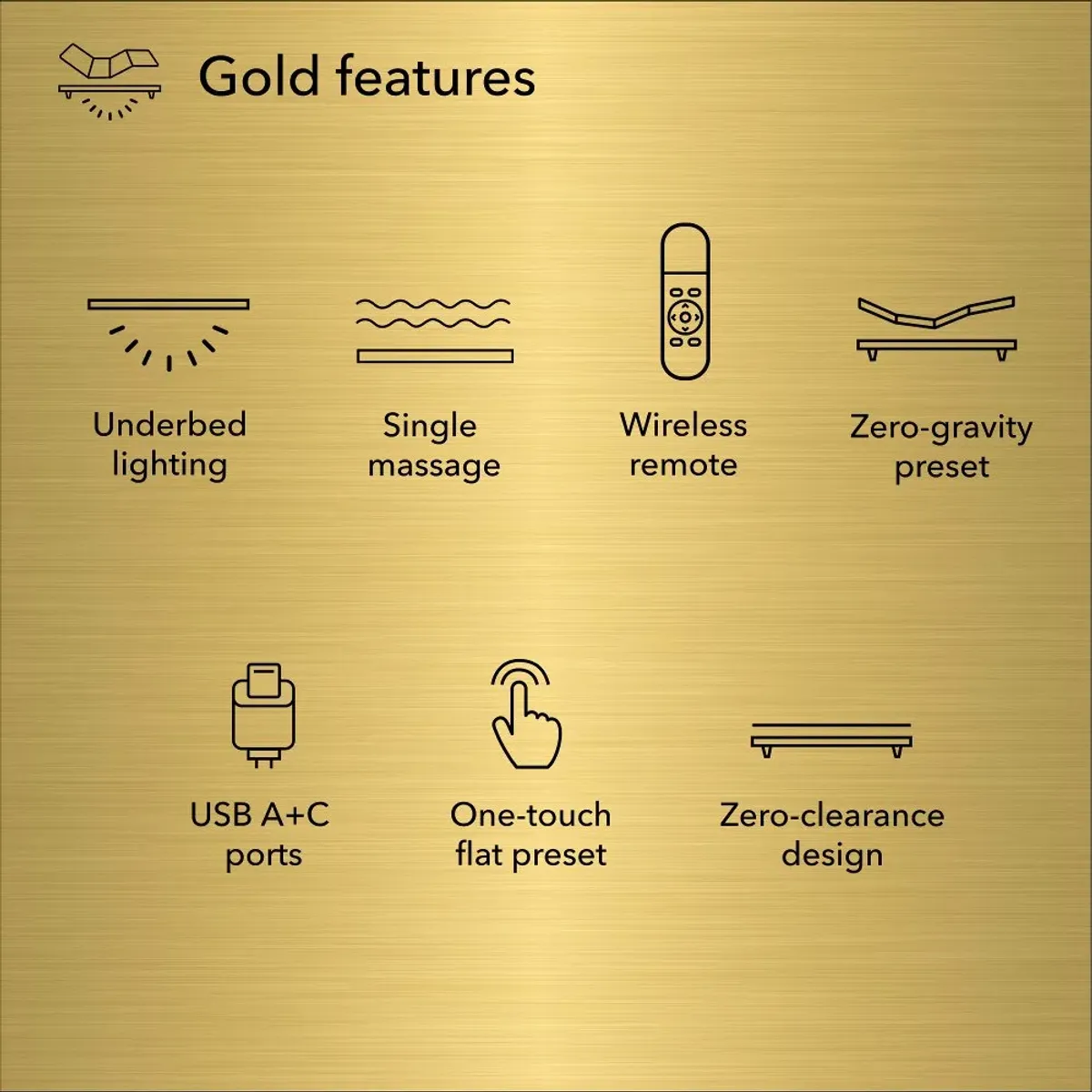 Serta Baselogic Gold Queen Adjustable Base