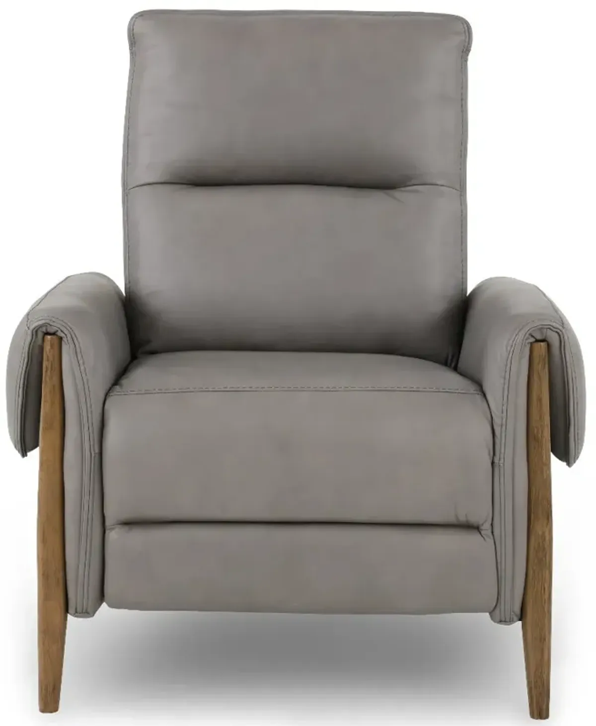 Aline Light Gray High Leg Power Recliner