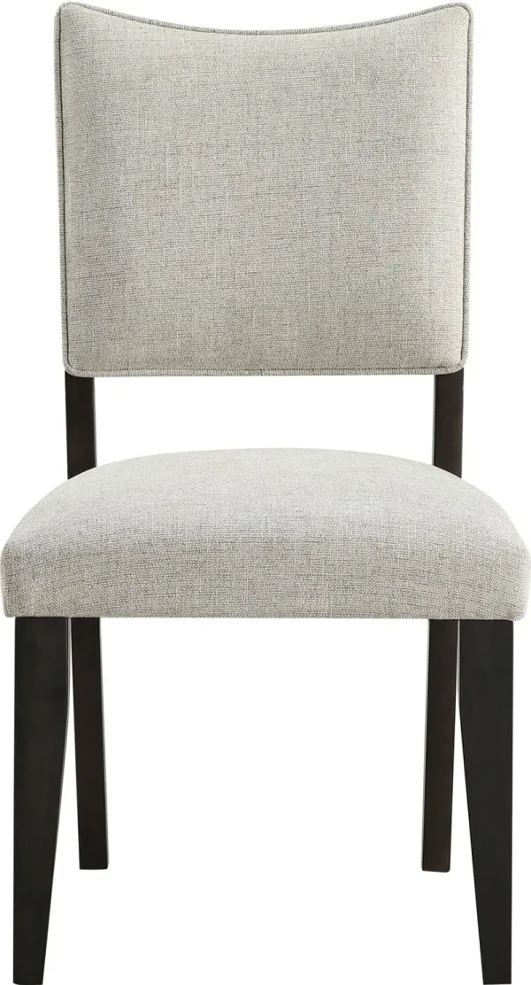 Roatan Light Gray and Black Dining Chair