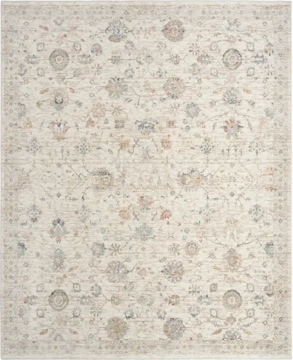 Antique Fusions 8 x 10 Ivory Area Rug