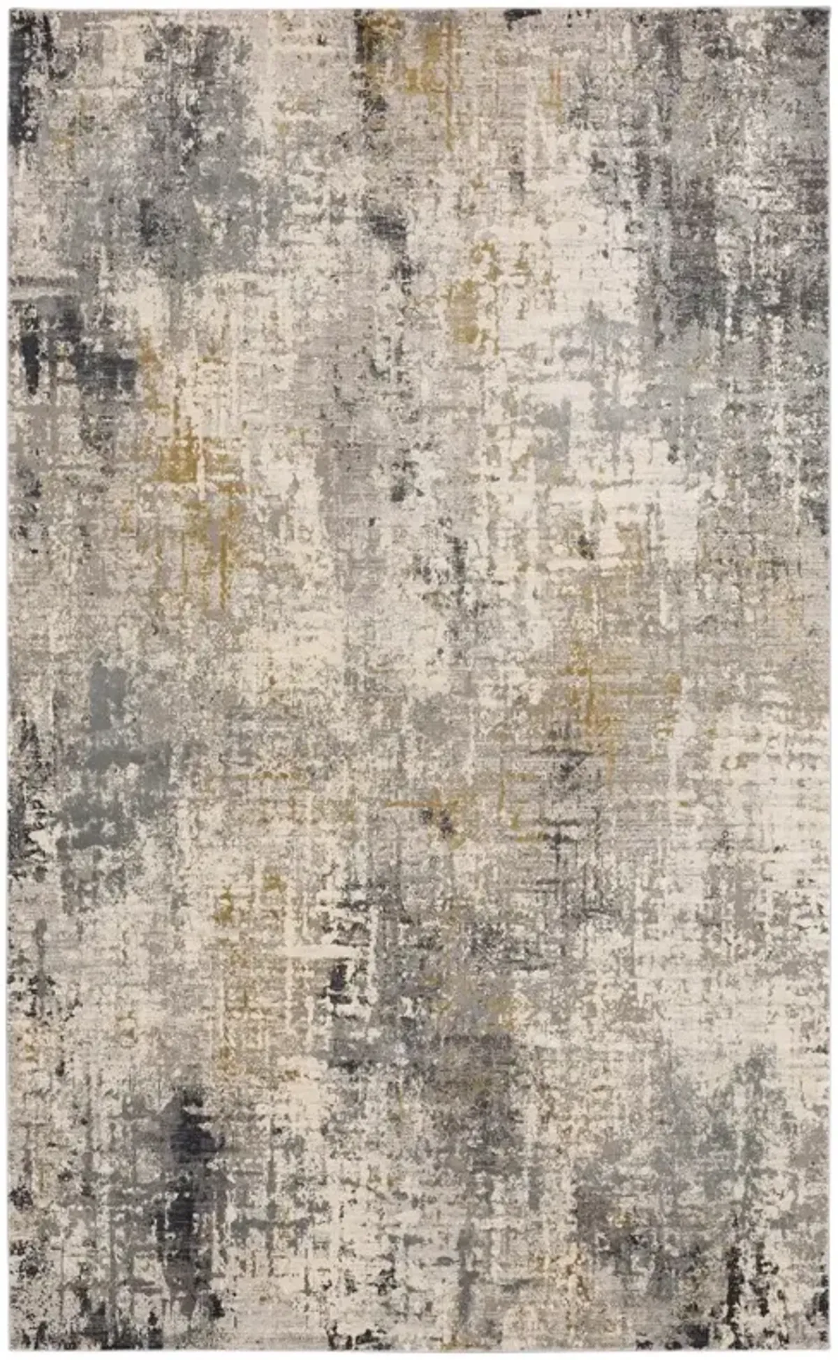 Tryst 5 x 8 Marseille Gray and Silver Area Rug