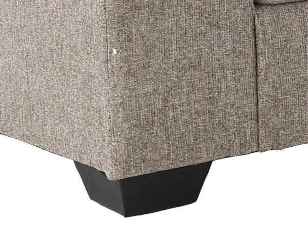Seyler Lane Hemp Beige 3 Piece Sleeper Sectional with Right-Facing Chaise