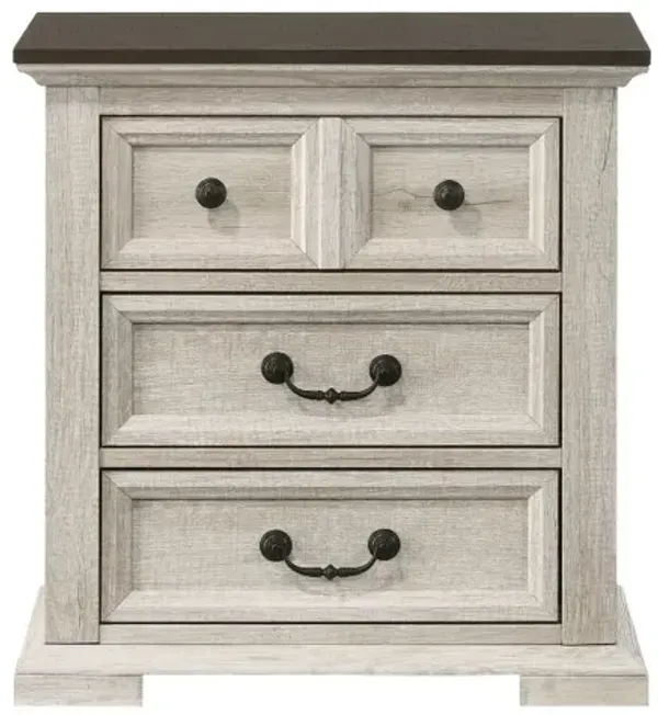 Walden Whitewash Nightstand