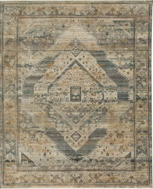 Echo 5 x 8 Gamin Gray Area Rug
