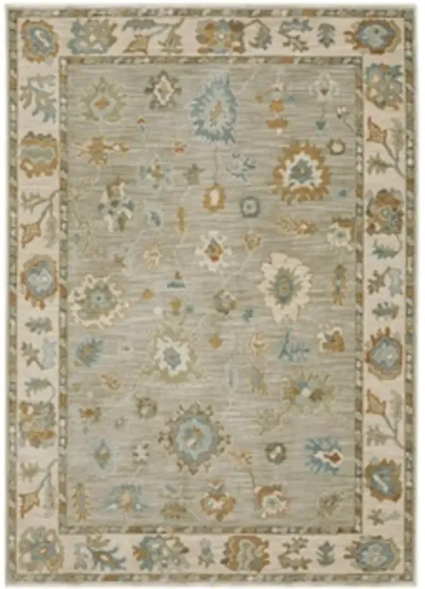 Maeve 5 x 8 Gray Blue Area Rug