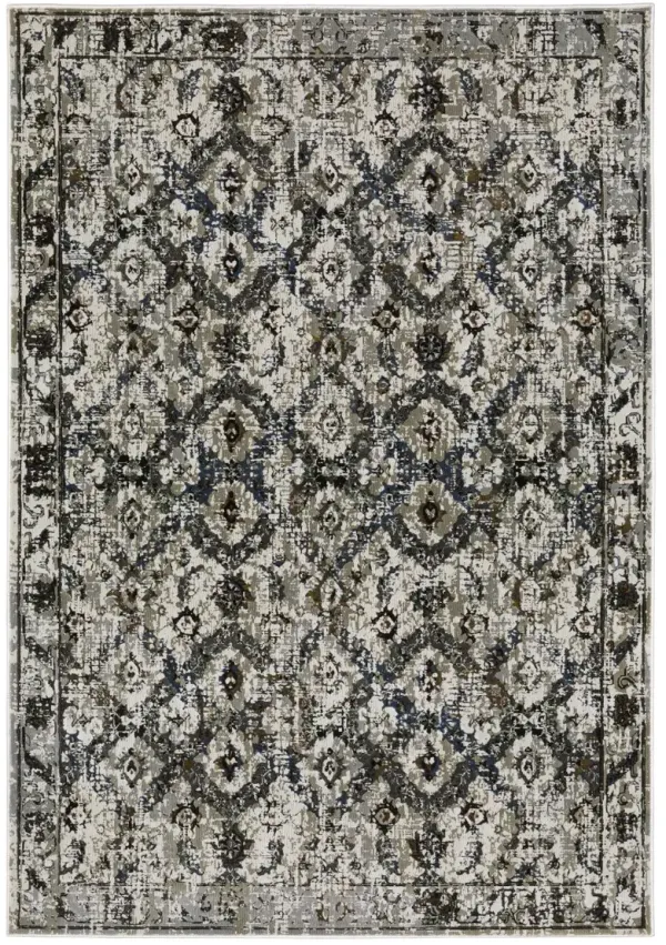 Gemini 8 x 10 Charcoal and Gray Rug