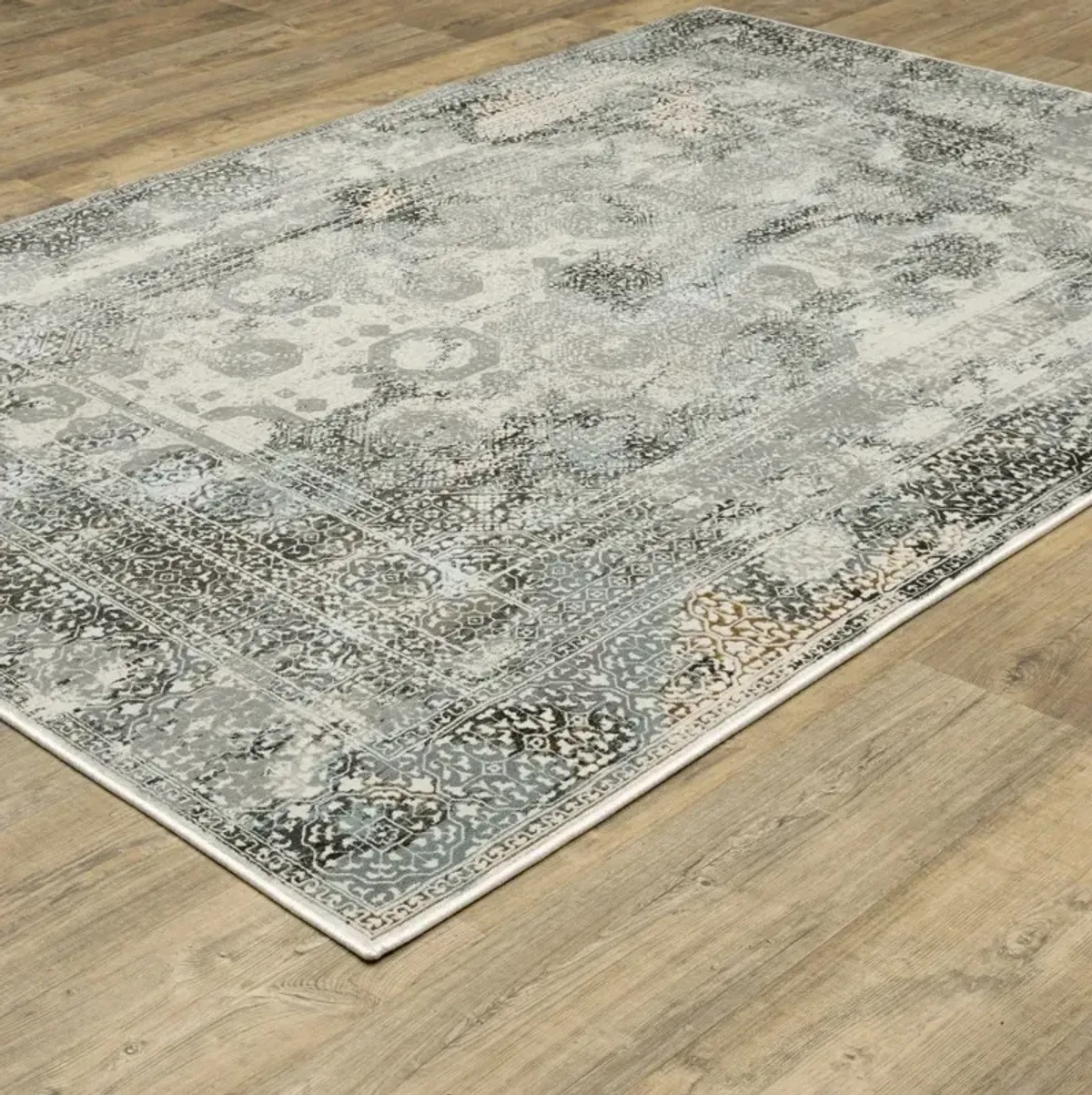 Gemini 8 x 11 Gray and Multi Rug
