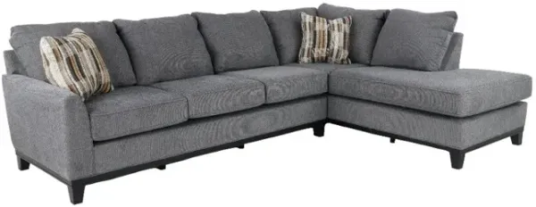 Emerson Iron Gray 2 Piece Sectional with Right-Facing Chaise