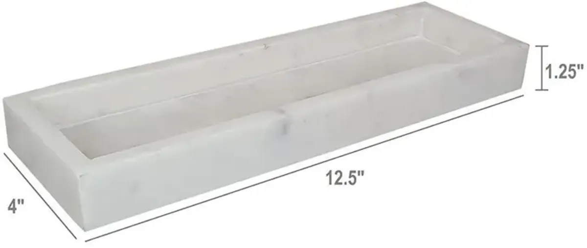 White Marble Tray