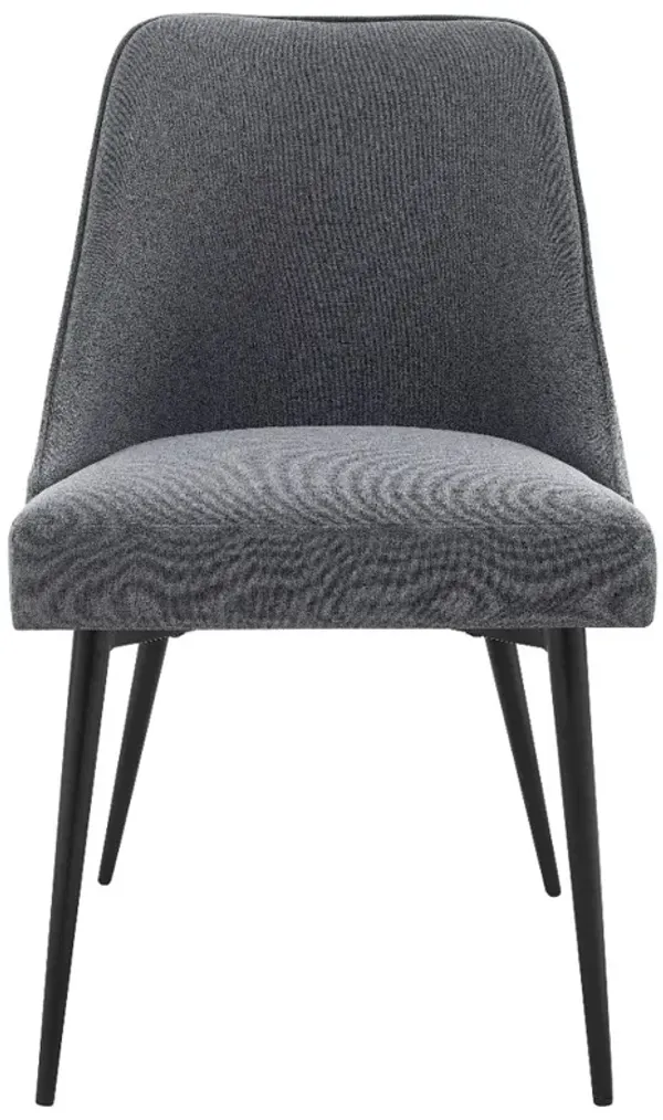 Colfax Charcoal Gray Upholstered Dining Chair