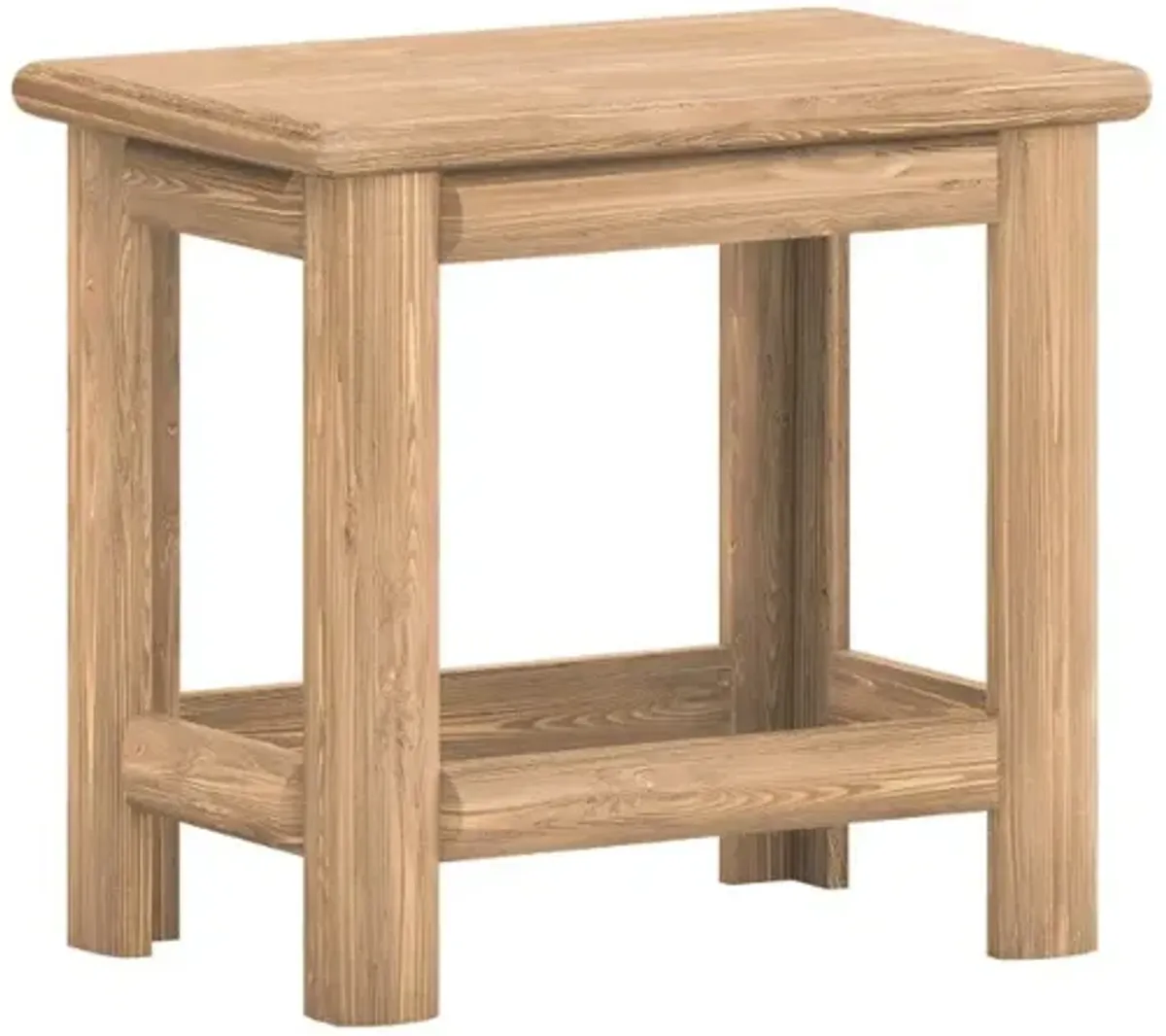 B-Two Brown Desk Bench