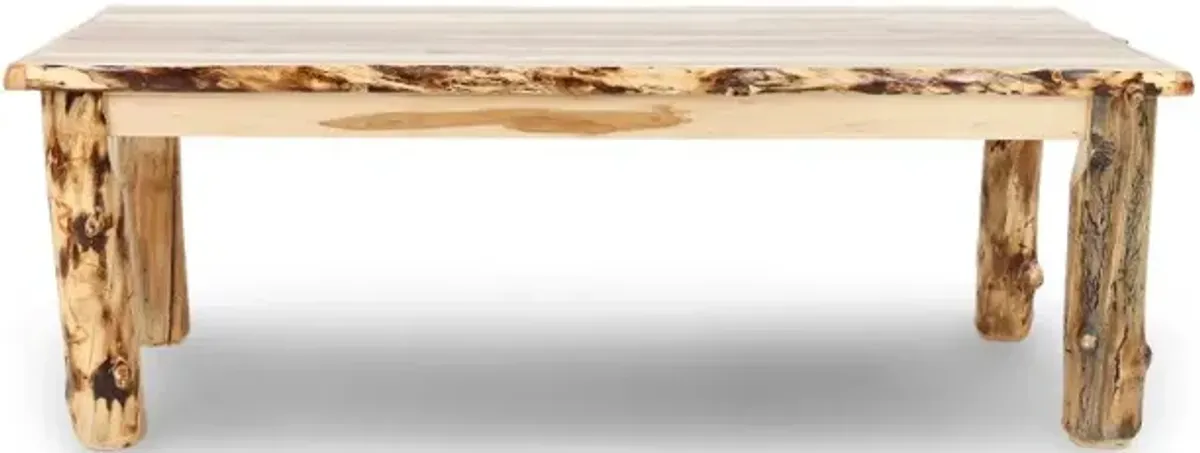 Aspen Natural Log Dining Table
