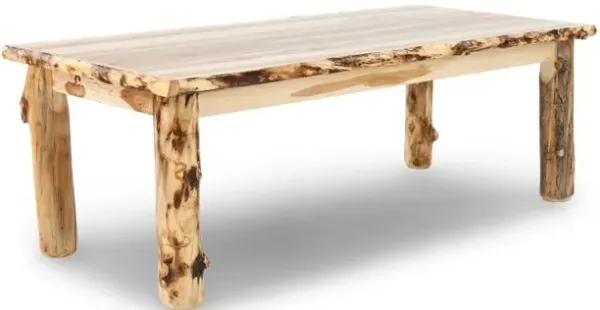Aspen Natural Log Dining Table