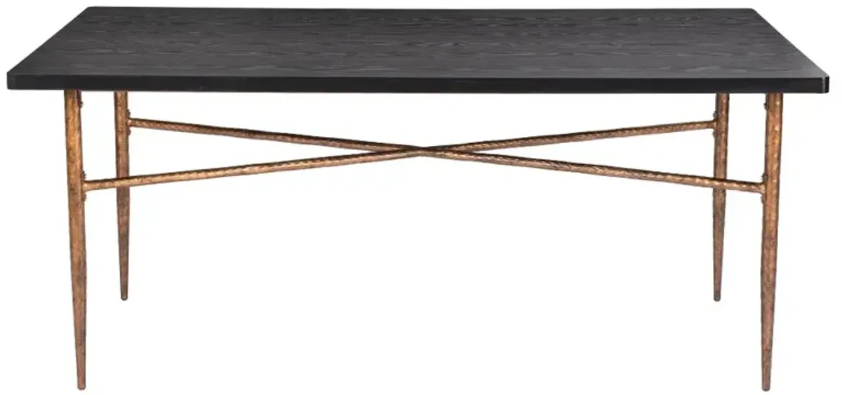 Nola Black and Bronze Dining Table